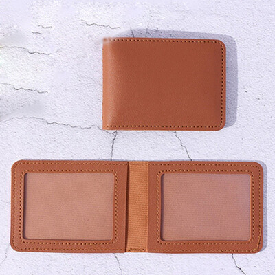 

ID Card Holder With 2 Clear Card Sleeves Driver License And Identification Card Protector
