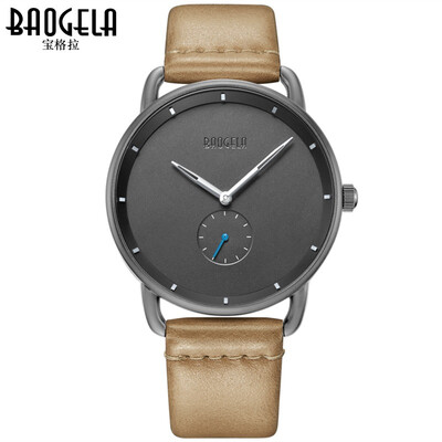

Baogra baogela two-pin half mens watch simple fashion mens watch waterproof belt quartz watch sports watch