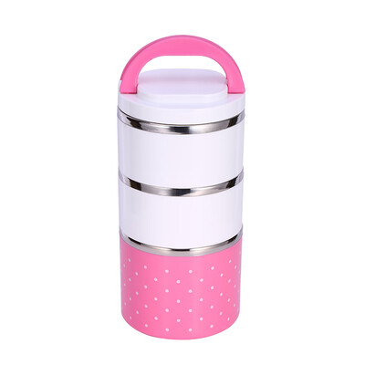 

Greensen Lunch Box3 Layer Stainless Steel Insulation Thermo Thermal Lunch Box Food Container Hot