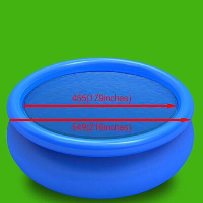 

Floating Round PE Solar Pool Film 179" Blue