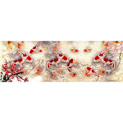 

5D DIY Full Drill Diamond Painting Peace Fish Cross Stitch Embroidery Kits