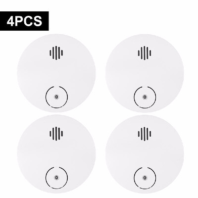 

Wireless Smoke Detector Photoelectric Fire Alarm Battery-Powered Light Sound Warning Fire Safety for Home Hotel School
