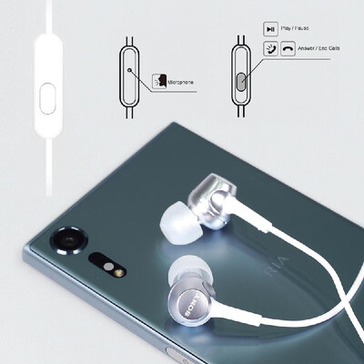 

SONY MDR-EX255AP In-ear Headphones 35mm Wired Earbuds Music Earphone Smart Phone Headset Hands-free with Mic In-line Control