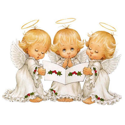 

5D DIY Diamond Painting Three Little Angels Cross Stitch Embroidery Mosaic