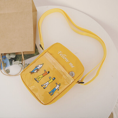 

Mobile Messenger Bag Female Summer Student ins Wind Japanese Original Wind ulzzang Simple Single Shoulder Canvas Bag