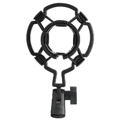 

Universal Shock-proof Microphone Mount Plastic Studio Mic Holder Stand Clip For Large Diaphram Condenser