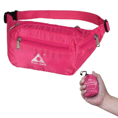 

Outdoor Ultralight Foldable Waist Bag Water Resistant Adjustable Waist Belt Fanny Pack Cell Phone Holder Bag for Men Women