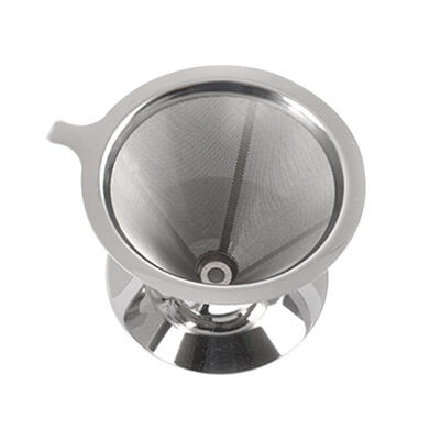 

Stainless Steel Coffee Filter Double Layer Fine Drip Filters V60 Filter Cup