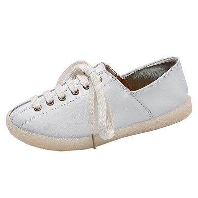 

Leisure round-headed shoes women 2019 new breathable beef sole women shoes Joker Korean pregnant women handmade shoes women