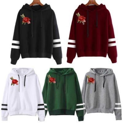 

Women Long Sleeve Hoodie Sweatshirt Jumper Sweater Tops Sport Tracksuit Pullover