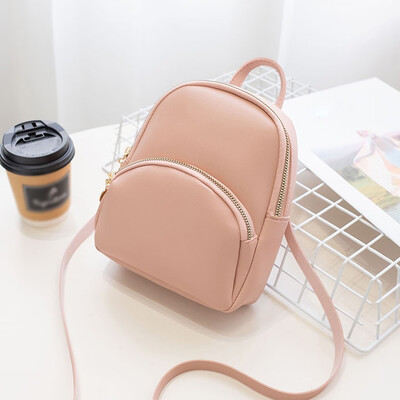 

Fashion Women Shoulders Small Backpack Letter Purse Mobile Phone Messenger Bag