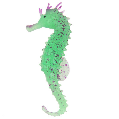 

Artificial Aquarium Silicone Sea Horse Hippocampus Ornament Fish Tank Decor