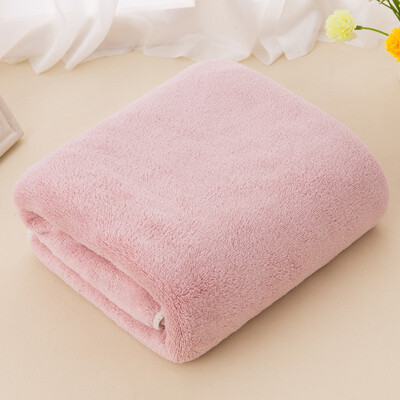 

Microfiber Fabric Towel Coral Velvet Beach Towel Soft Comfortable Adult Quick Drying Water Absorbent Bath Towel