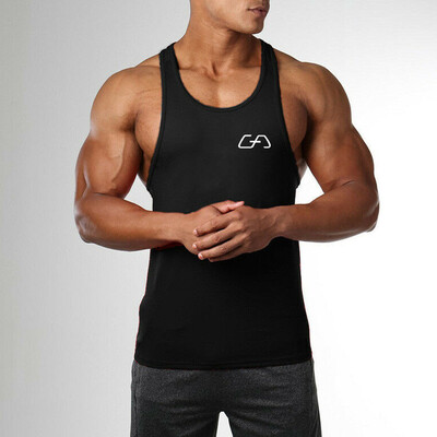 

Men Tank Tops Undershirt Vest Singlet Gym Athletic Bodybuilding Fitness Muscle