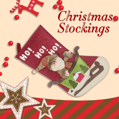 

Christmas New Style Creative Christmas Candy Bag Christmas Socks Gift Bag Christmas Tree Pendant Christmas Decoration For Christm