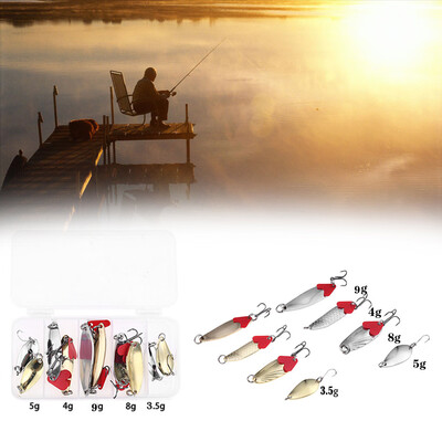 

Saidsome 10Pcs Fishing Lure Bait Set Bait Sequins Lure Hard Soft Bait Fishing Gear fishing bait fishing lure