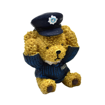 

New Cute 3D Three-Dimensional Small Bear Police Styling Fondant Cake Kitchen Accessories Cake Decorating Tools Bring A Cake Hear