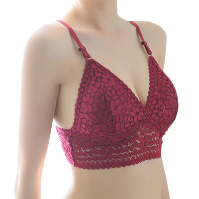 

Lace Jacquard Wrapped Chest Beauty Back Summer Camisole Triangle Cup Solid Color Tube Top