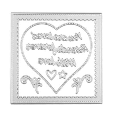 

9pcs Slogan Cutting Dies Stencil Scrapbooking Embossing Decorative Template
