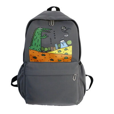 

Japanese ancient feeling girl schoolbag Korean version high school student nylon cloth backpack campus double shoulder bag female