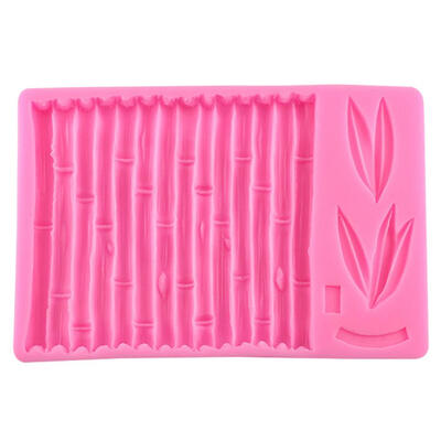 

Bamboo Silicone Mold Chocolate Cake Decorating Fondant DIY Baking Mould