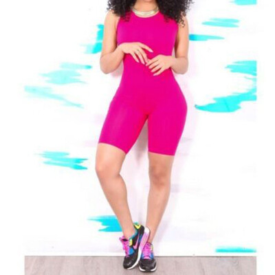 

Sexy Women Casual Sleeveless Bodycon Romper Jumpsuit Club Bodysuit Short Pants