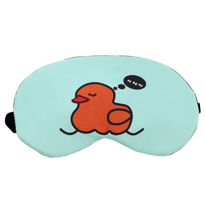 

1PC Cartoon Unisex Relax Eye Sleeping Aid Blindfold Cover Eyeshade Eye Patch Cute DuckBearCatTowerFlamingos Sleeping Mask