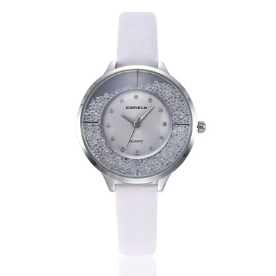 

New quick sanding diamond ladies belt watch Japanese machine