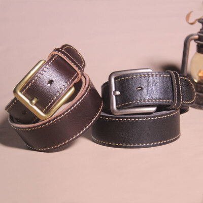 

The first layer of leather mens leather belt explosions washed casual retro pin buckle belt