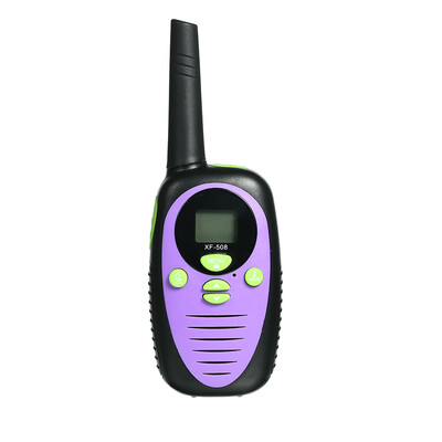 

22 Channel Long Range Portable Handheld Mini Walkie Talkies Two Way RadiosRedBatteries Not Included1 Pair