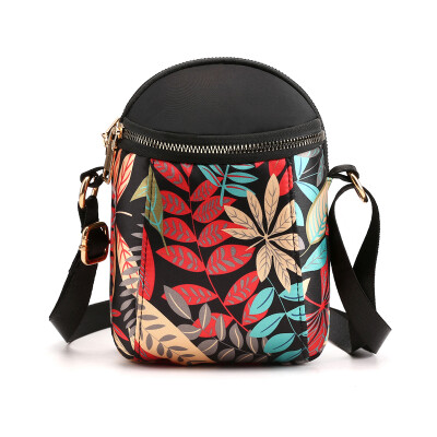 

Waterproof oblique bag female Korean version vertical printing mobile phone bag 100 light pocket mini bag