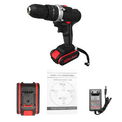 

Multifunctional Electric Impact Cordless Drill High-power Rechargeable Lithium Battery Wireless Hand Drills Home DIY Electric Powe