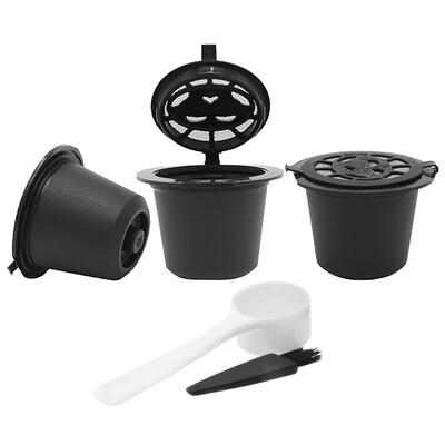 

3pcs Refillable Reusable Coffee Capsule Filter for Nespresso Coffee Machine