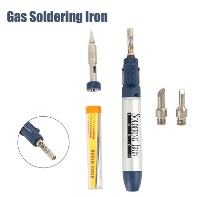 

Cordless Butane Gas Soldering Iron Solder Iron Gun with Torch Kit Butane Cordless Welding Pen Burner