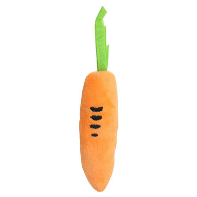 

Cute Cartoon Carrot Plush Pets Toys Dogs Puppy Sound Squeaker Biting Toy
