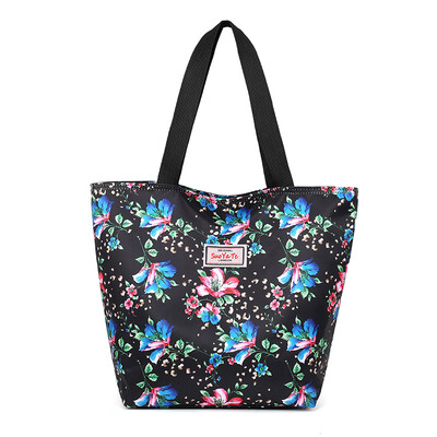 

Large bags of middle-aged&old womens bags large capacity printing single shoulder bags light stools mother bags canvas b