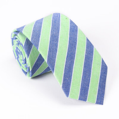 

Mens cotton striped plaid tie 51 cotton tie European&American casual tie cross-border wholesale one generation