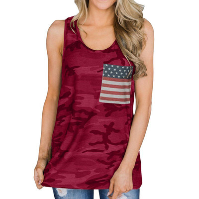 

US Flag Camouflage Vest