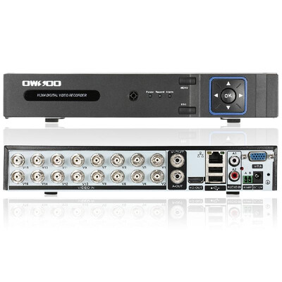 

16 Channel 720P AHD DVR for CCTV System Motion Detection P2P UK Plug L9B1