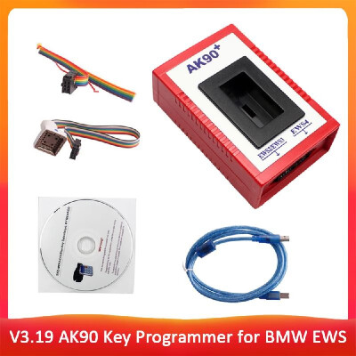 

Auto Key Programmer Tool Professional AK90 V319 Match Diagnostic Tool for BMW EWS AK90 with Cable Key Programming Kit Identifyin