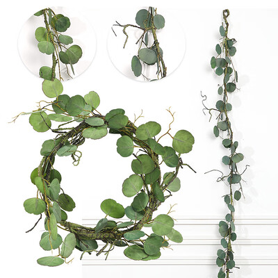 

Artificial Plants Room Office Decor Green Simulation Rattan Fern Leaf Vines Fake