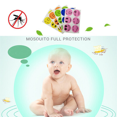 

〖Follure〗6PC Emoji Anti Mosquito Stickers Baby Pregnant Woman Mosquito Repellent Sticker