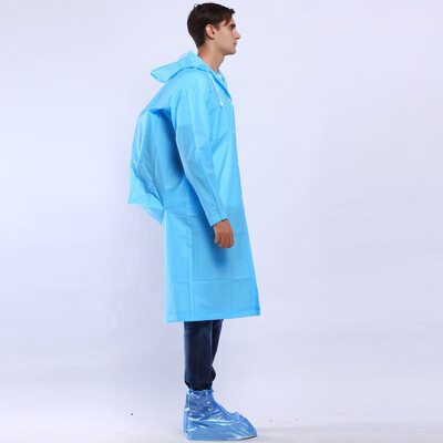 

203 EVA adult backpack raincoat