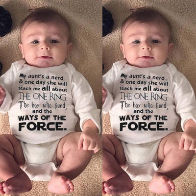 

Newborn Baby Boy Romper Bodysuit Jumpsuit Funny Clothes Outfits