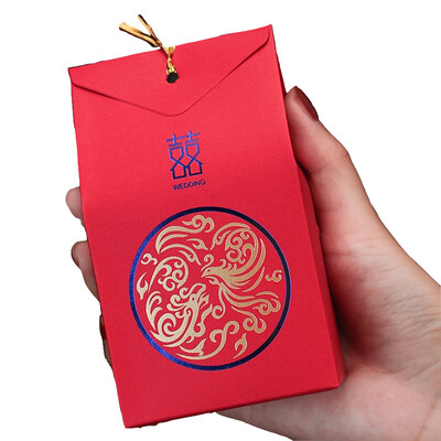 

Wanxiang wedding celebration candy box creative Chinese style wedding supplies wedding 40 pack candy box candy bag