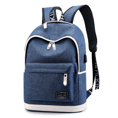 

Mengfanke shoulder bag men leisure travel backpack junior high school students schoolbag men&women fashion