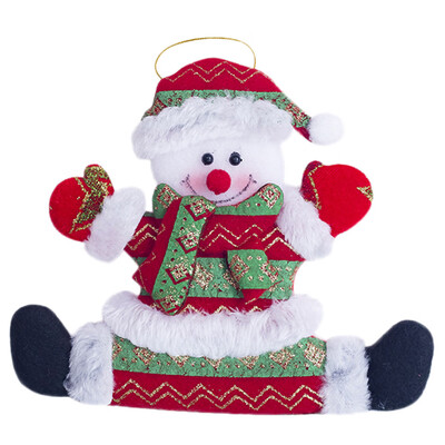 

〖Follure〗Christmas Ornament Santa Snowman Reindeer Toy Doll Hang Party Decoration