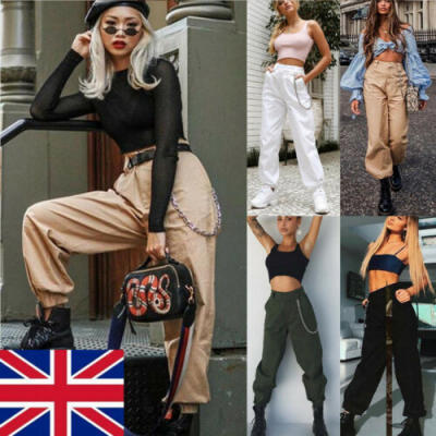 

Womens Cargo Trousers Military Army Combat Casual Jogger Pants Tracksuit Bottoms