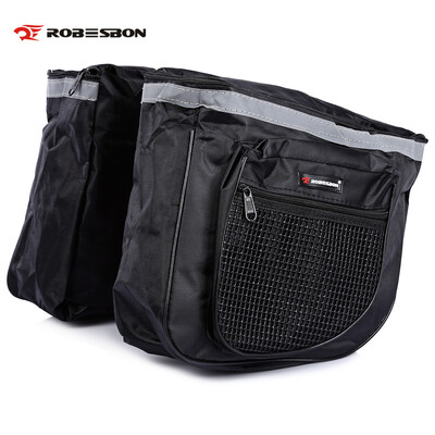 

Robesbon 25L Mountain Road Bicycle Bag Bike Double Side Rear Rack Tail Seat Trunk Pack