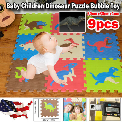 

9Pcs Baby Child Dinosaur Puzzle Puzzle Foam EVA Puzzle Toy Gift